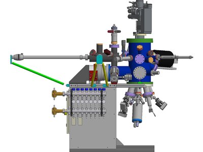 Lab10 MBE System | © Scienta Omicron Lab10 MBE: drawing generated by CREATE platform | © Scienta Omicron