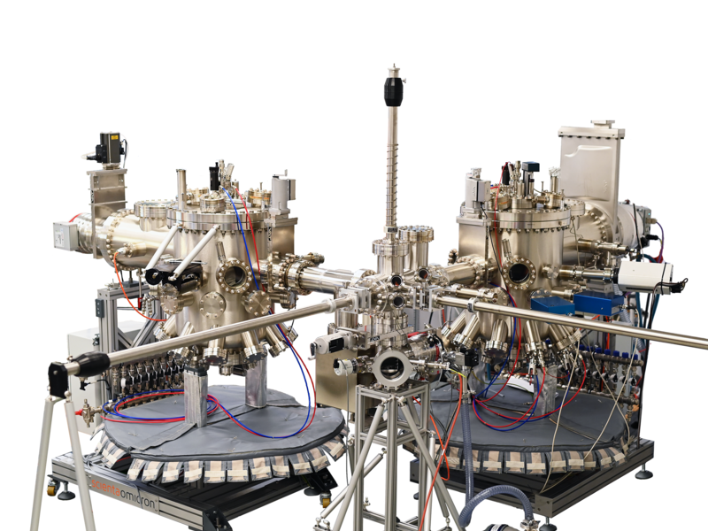 Dual EVO system, consisting of two deposition chambers  | © Scienta Omicron Dual EVO system | © Scienta Omicron