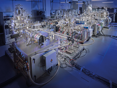 Materials Innovation Platform (MIP) with Five Deposition Modules and XPS, UPS, AES, ISS, SPM | © Scienta Omicron  Materials Innovation Platform (MIP) with Five Deposition Modules and XPS, UPS, AES, ISS, SPM | © Scienta Omicron