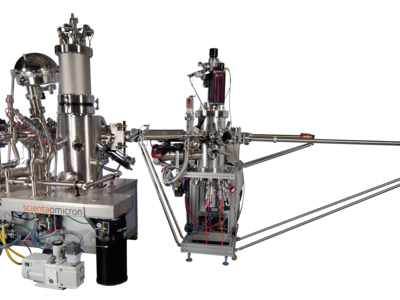 Combined Low-temperature Scanning Tunneling Microscope, Atomic Force Microscope (LT-STM/AFM), and Molecular Beam Epitaxy (MBE) System | © Scienta Omicron  Combined Low-temperature Scanning Tunneling Microscope, Atomic Force Microscope (LT-STM/AFM), and Molecular Beam Epitaxy (MBE) System | © Scienta Omicron