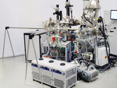 HAXPES and ESCA2SR System with the HAXPES Lab, Customised XPS, EW4000, ARGUS, XM 1000, and HIS 13 components | © Scienta Omicron HAXPES and ESCA2SR System with the HAXPES Lab, Customised XPS, EW4000, ARGUS, XM 1000, and HIS 13 components | © Scienta Omicron