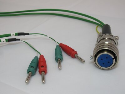 Cable for Two Manipulator Thermocouples  | © Scienta Omicron  Cable for Two Manipulator Thermocouples  | © Scienta Omicron